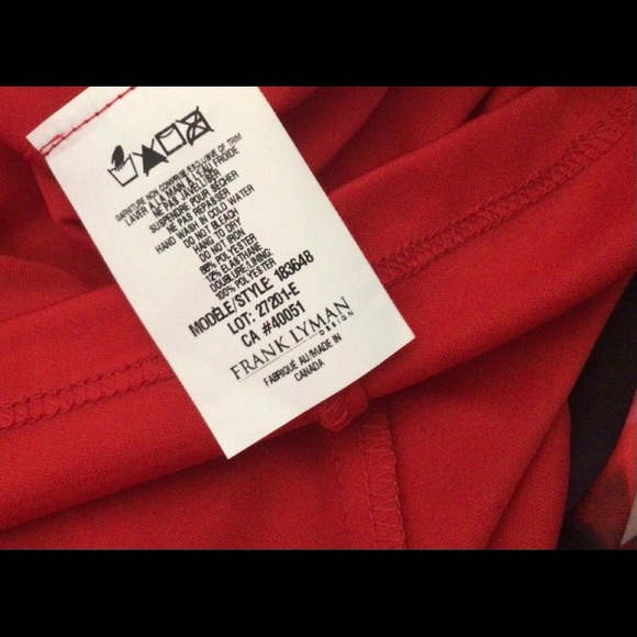 Frank Lyman NWT water color floral print, lovely dress - Picture 10 of 16